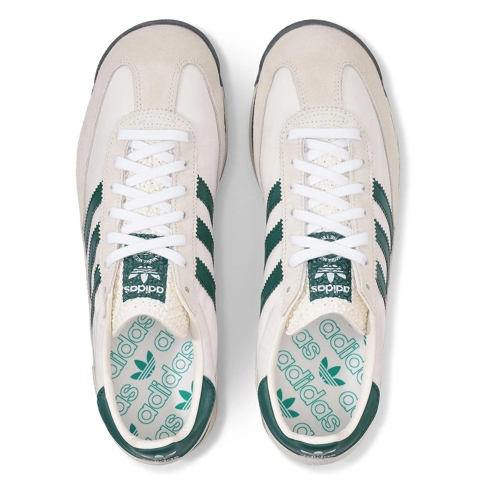 adidas Originals SL 72 RS Mens Size 9.5 Cloud White College Green Shoes JH5646 - Picture 4 of 7